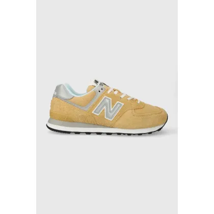 Zdjęcie New Balance sneakersy zamszowe 574 kolor beżowy U574PGW