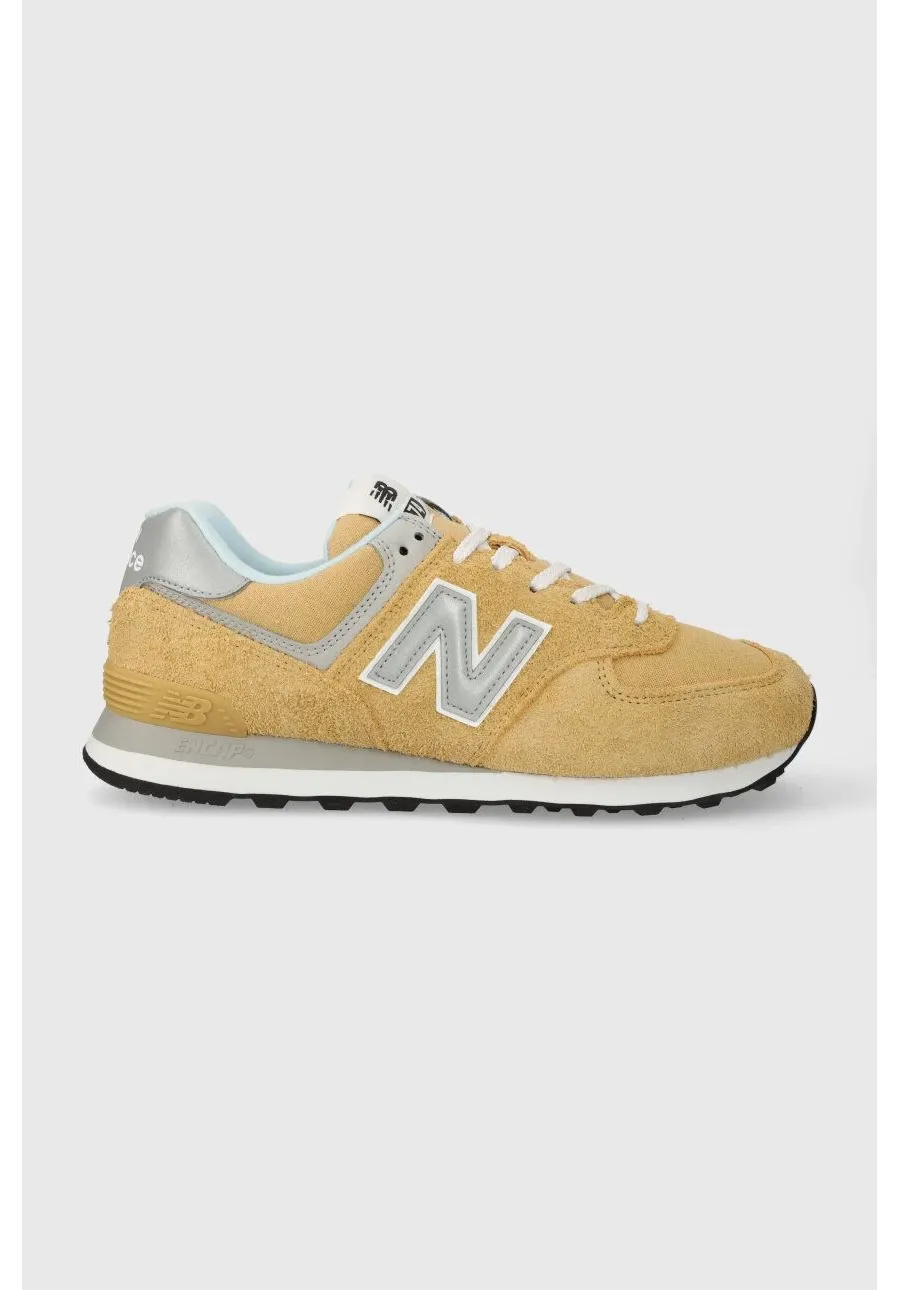 obrazek 1 New Balance sneakersy zamszowe 574 kolor beżowy U574PGW