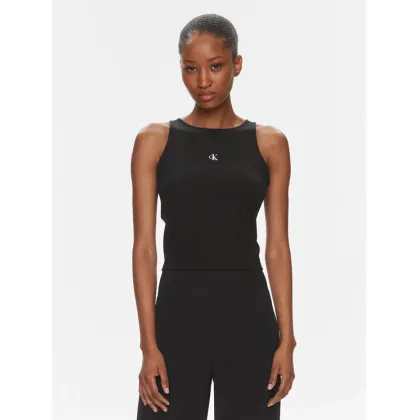 Zdjęcie Calvin Klein Jeans Top Archival J20J223107 Czarny Slim Fit