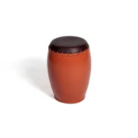 Picture Stylish Italian table/seat made of leather
