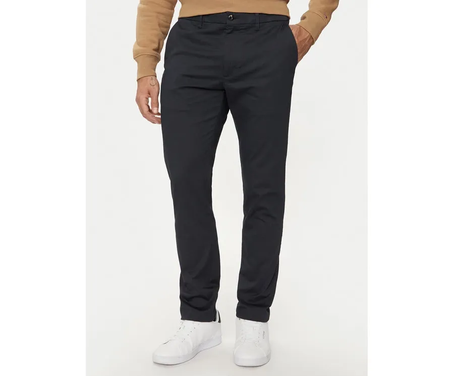 obrazek 1 Tommy Hilfiger Chinosy MW0MW35638 Granatowy Slim Fit