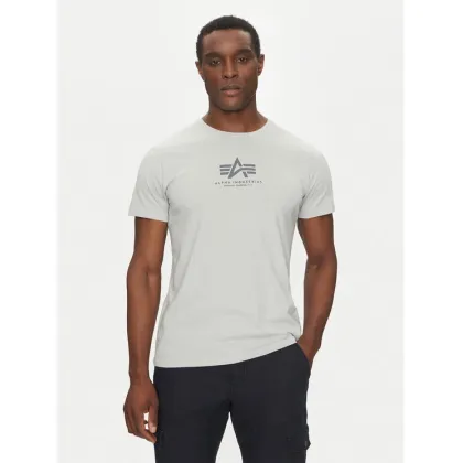 Zdjęcie Alpha Industries T-Shirt Basic 118533 Szary Regular Fit