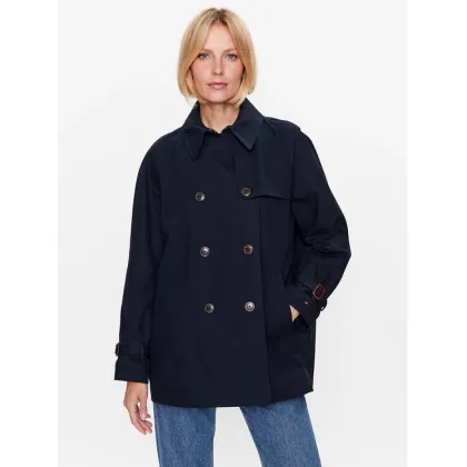 Zdjęcie Tommy Hilfiger Płaszcz przejściowy WW0WW38943 Granatowy Regular Fit