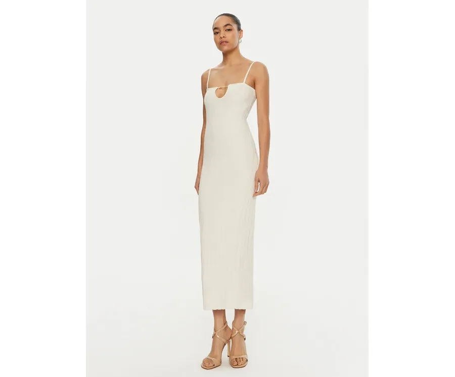 obrazek 1 JACQUEMUS Sukienka dzianinowa 24E241KN358-2355 Biały Regular Fit