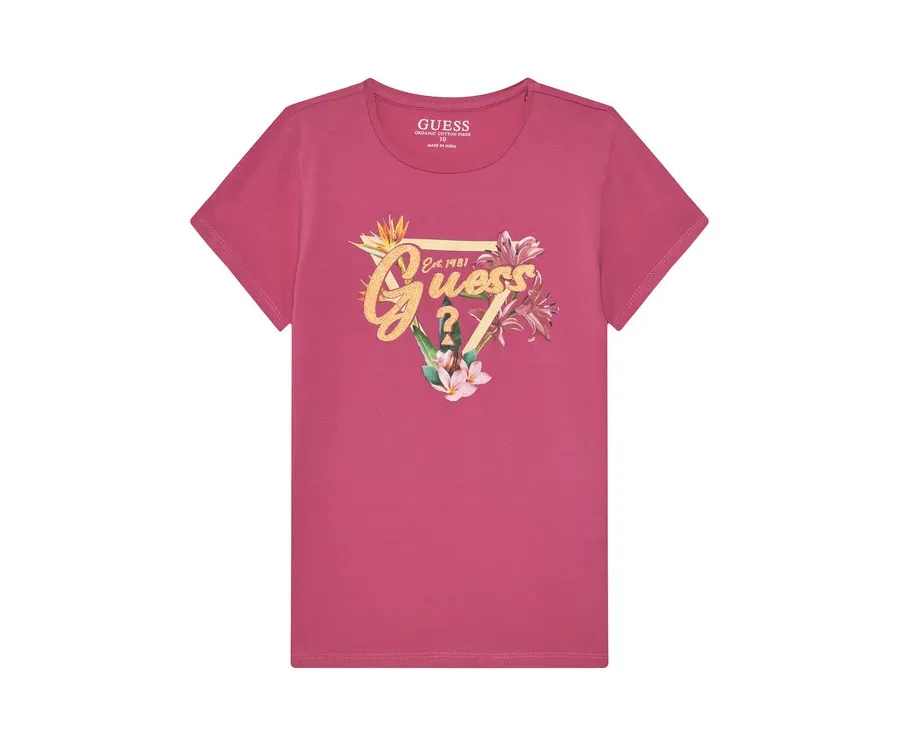 obrazek 1 Guess T-Shirt J5GI16 K6YW4 Różowy Regular Fit