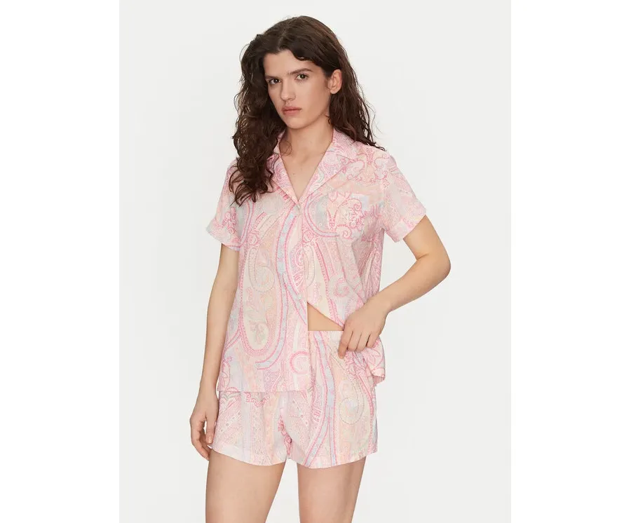 obrazek 1 LAUREN RALPH LAUREN Piżama ILN12403 Różowy Regular Fit