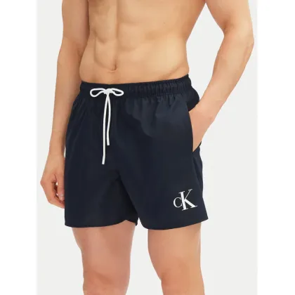 Zdjęcie Calvin Klein Swimwear Szorty kąpielowe KM0KM01101 Granatowy Regular Fit
