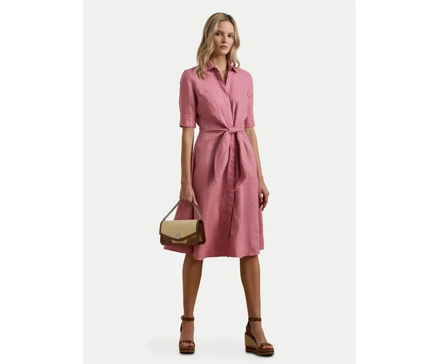 obrazek 1 LAUREN RALPH LAUREN Sukienka koszulowa 200905667017 Różowy Regular Fit
