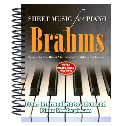 Picture Brahms Book: Sheet Music for Piano - Flame Tree Publishing