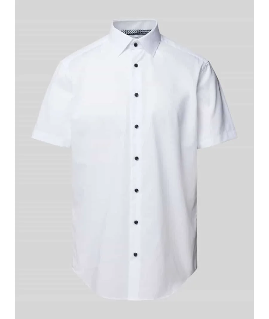 obrazek 1 Koszula biznesowa o kroju regular fit z rękawem o dł. 1/2