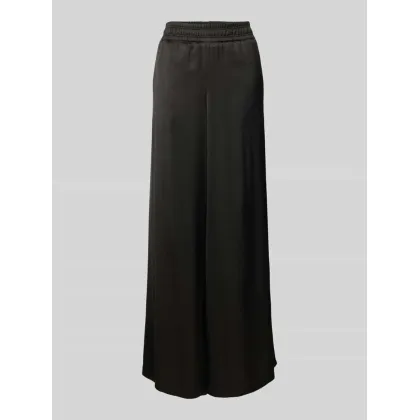 Zdjęcie Spodnie materiałowe z szeroką nogawką i elastycznym pasem model ‘CEILING’