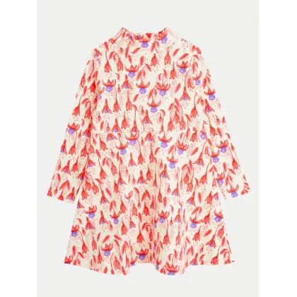 Zdjęcie Mini Rodini Sukienka codzienna Fuchsia 2475010842 Kolorowy Regular Fit MINI RODINI