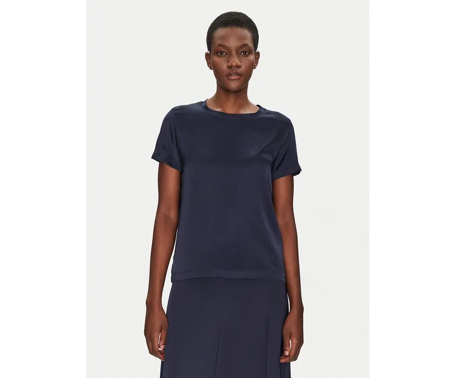 obrazek 1 ViCOLO Bluzka TD0007 Granatowy Relaxed Fit