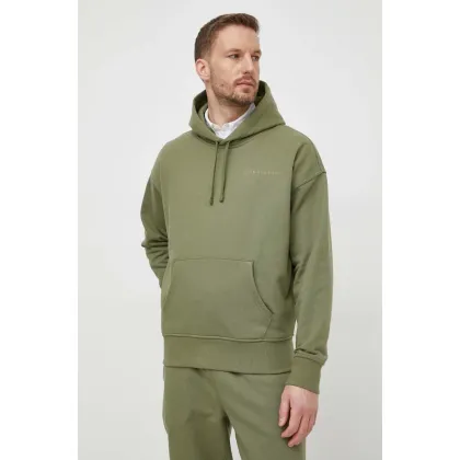 Zdjęcie Polo Ralph Lauren bluza męska kolor zielony z kapturem z nadrukiem