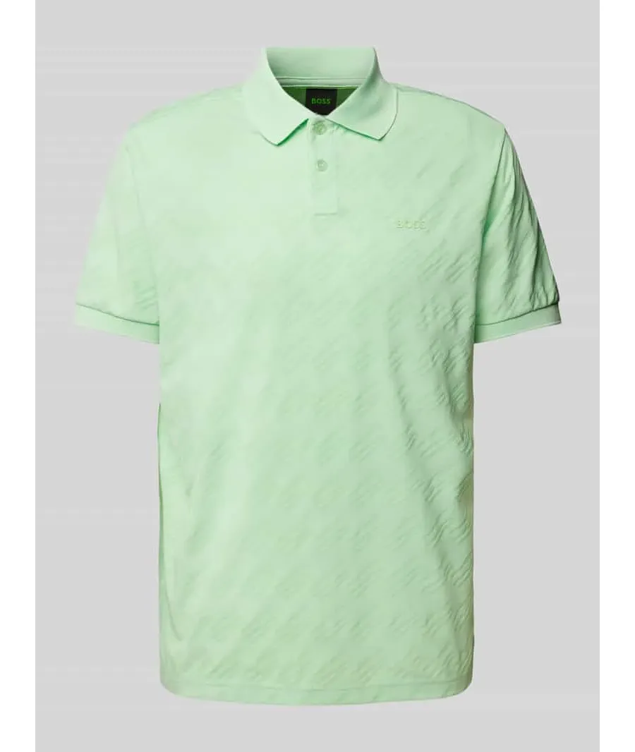 obrazek 1 Koszulka polo o kroju regular fit ze wzorem na całej powierzchni model ‘Pirax’