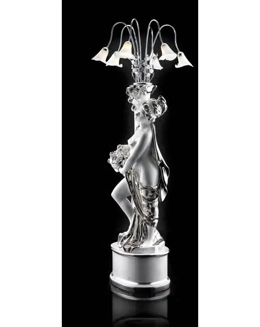 obrazek 1 Ceramiczna kobieta - lampa z platyny