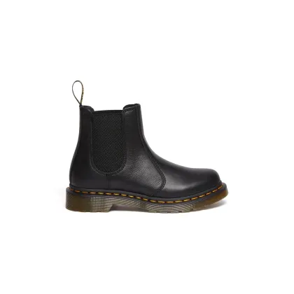 Zdjęcie Dr. Martens sztyblety skórzane 2976 damskie kolor brązowy na płaskim obcasie DM30698001