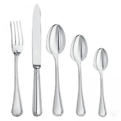 Zdjęcie Luksusowy 88-elementowy zestaw sztućców w skrzynce - Zaramella Argenti