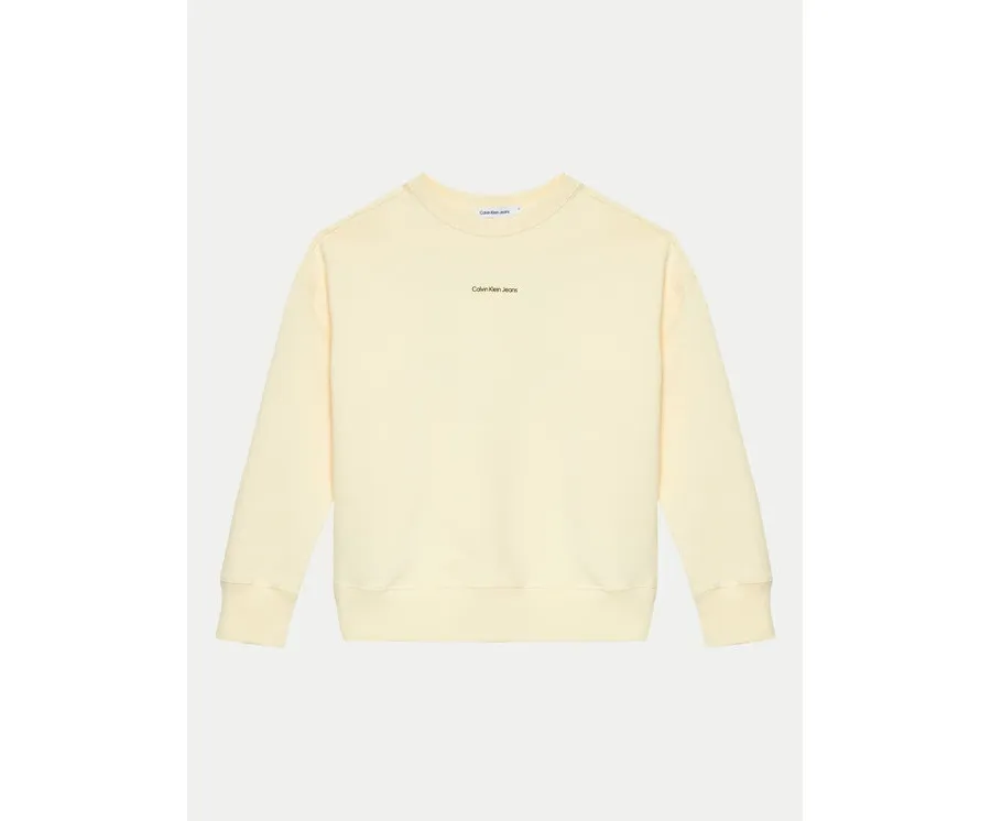 obrazek 1 Calvin Klein Jeans Bluza Monogram IB0IB02258 Beżowy Regular Fit