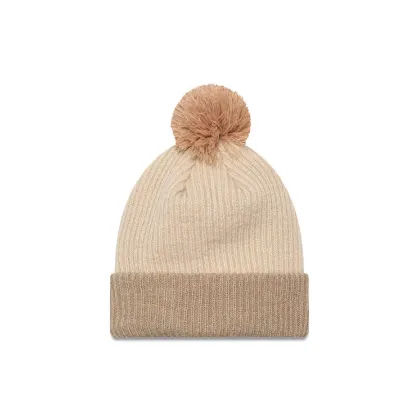 Zdjęcie New Era Czapka Wmns Block Pom 60565274 Beżowy