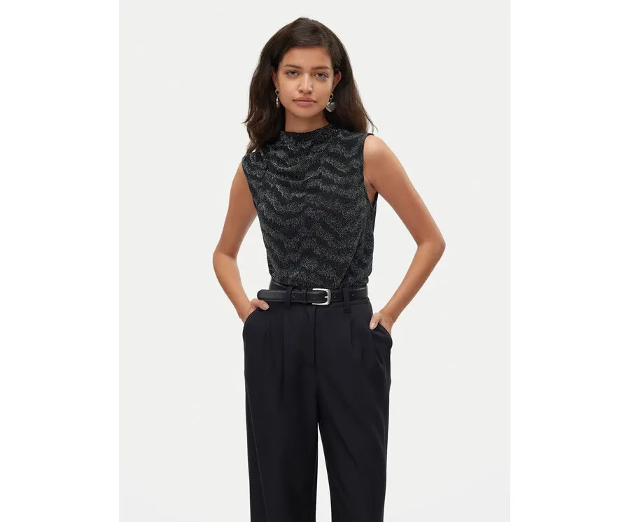 obrazek 1 Vero Moda Bluzka Lucy 10316749 Czarny Regular Fit