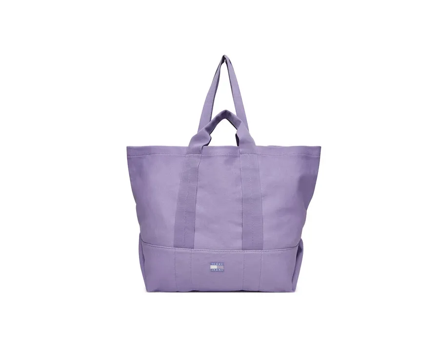 obrazek 1 Tommy Jeans Torebka Tjw Tote Edition Canvas AW0AW17542 Fioletowy
