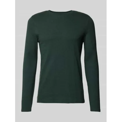 Zdjęcie Bluzka z długim rękawem o kroju regular fit z bawełną ekologiczną