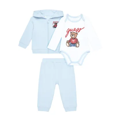 Zdjęcie Guess Komplet dziecięcy H5YW12 KA6W4 Błękitny Regular Fit