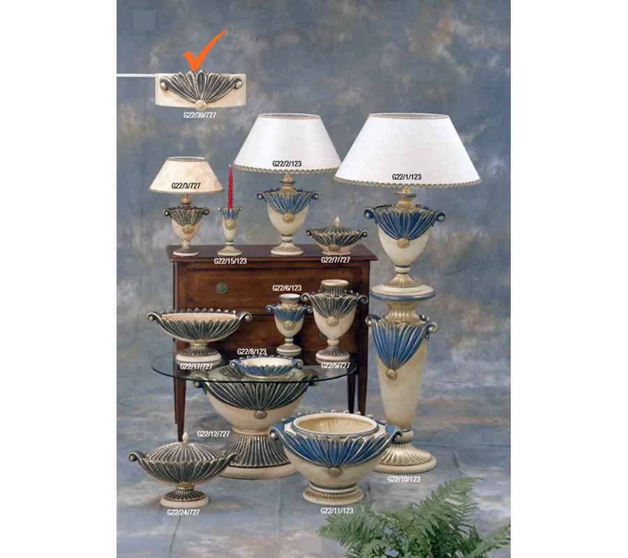 obrazek 1 Urokliwa ceramiczna lampa ścienna