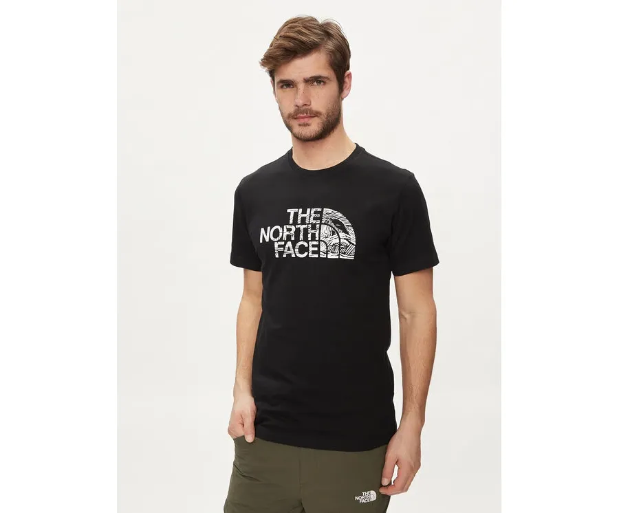 obrazek 1 The North Face T-Shirt Woodcut Dome NF0A87NX Czarny Regular Fit