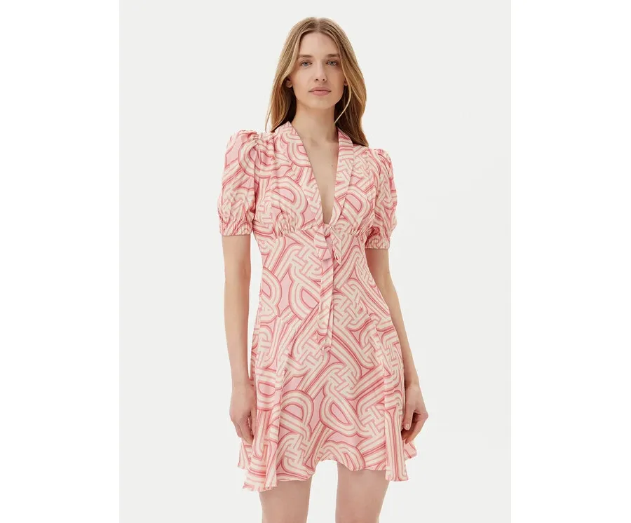 obrazek 1 Silvian Heach Sukienka letnia Lapug GPP25364VE Różowy Regular Fit