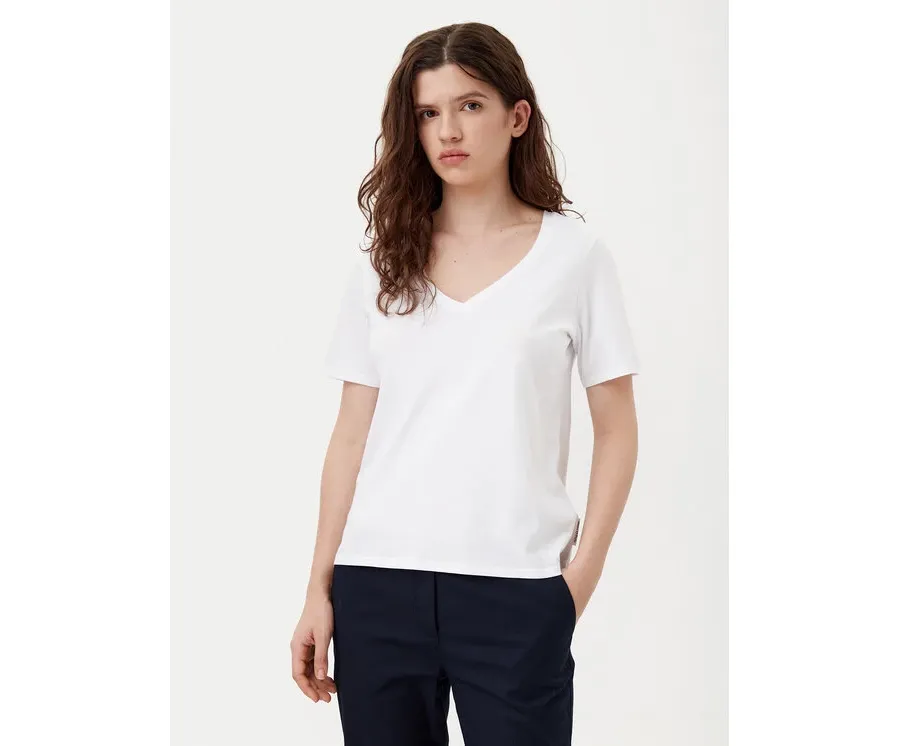 obrazek 1 Marc O'Polo T-Shirt B01207251331 Biały Regular Fit