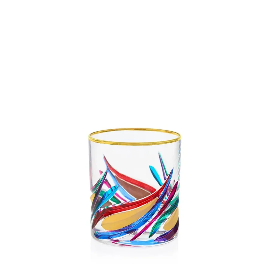 obrazek 1 Artystycznie malowany komplet 6 szklanek do wody (290 ml)