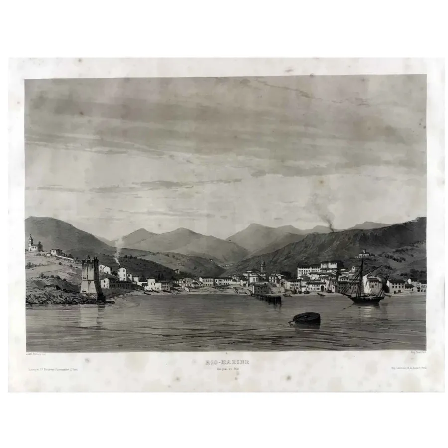 obrazek 2 André Durand Widok na Rio Marina 1862 rok