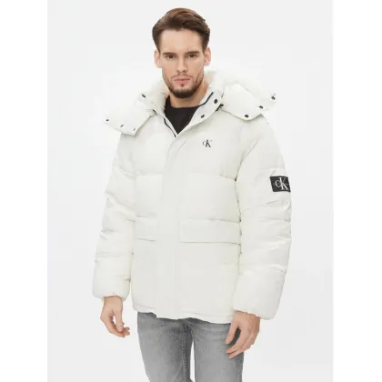 Zdjęcie Calvin Klein Jeans Kurtka zimowa J30J323709 Écru Relaxed Fit