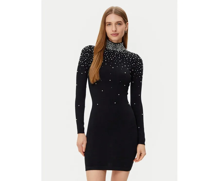 obrazek 1 Guess Sukienka codzienna 5RGK35 5015Z Czarny Regular Fit