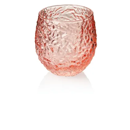 Zdjęcie Luksusowy komplet 6 różowych szklanek do wody – IVV