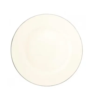 Zdjęcie Kremowy duży okrągły porcelanowy talerz z Niemiec – Tettau