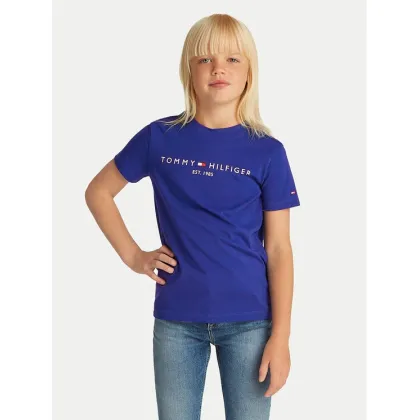 Zdjęcie Tommy Hilfiger T-Shirt Essential KS0KS00397 S Niebieski Regular Fit