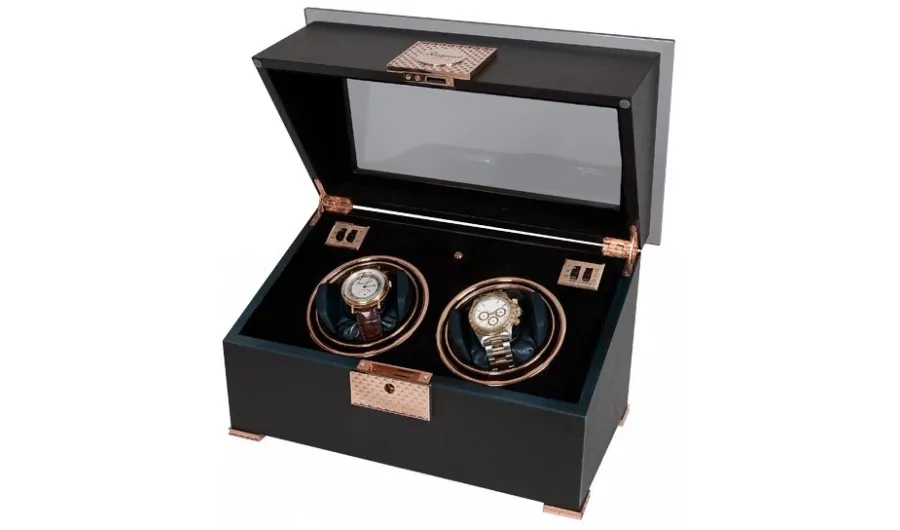 obrazek 1 Rotomat na dwa zegarki Black Rose Duo W332