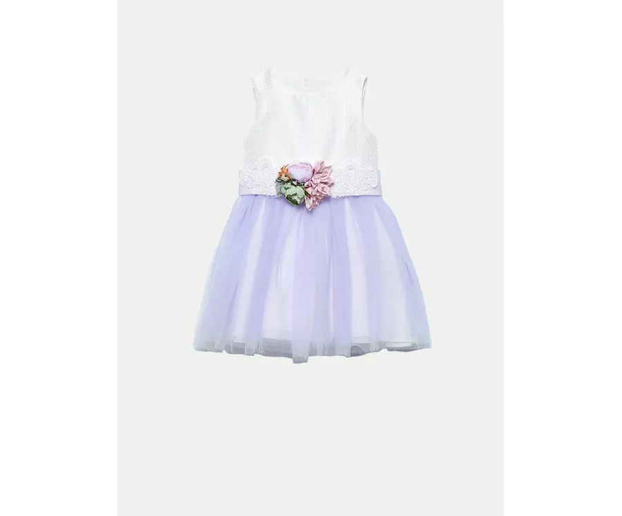 obrazek 1 Abel & Lula Sukienka elegancka 5052 Fioletowy Regular Fit
