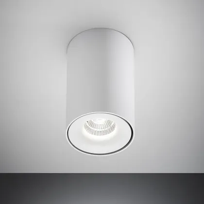 Zdjęcie Włoska lampa sufitowa, plafon Cyber z aluminium LED 11,5W, 870lm, 3000K