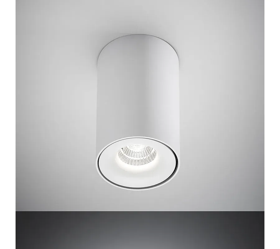 obrazek 1 Włoska lampa sufitowa, plafon Cyber z aluminium LED 11,5W, 870lm, 3000K