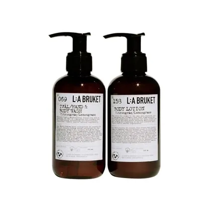 Zdjęcie L:A Bruket Duo Kit Liquid Soap/Body Lotion Lemongrass Zestaw do pielęgnacji ciała 1 szt.