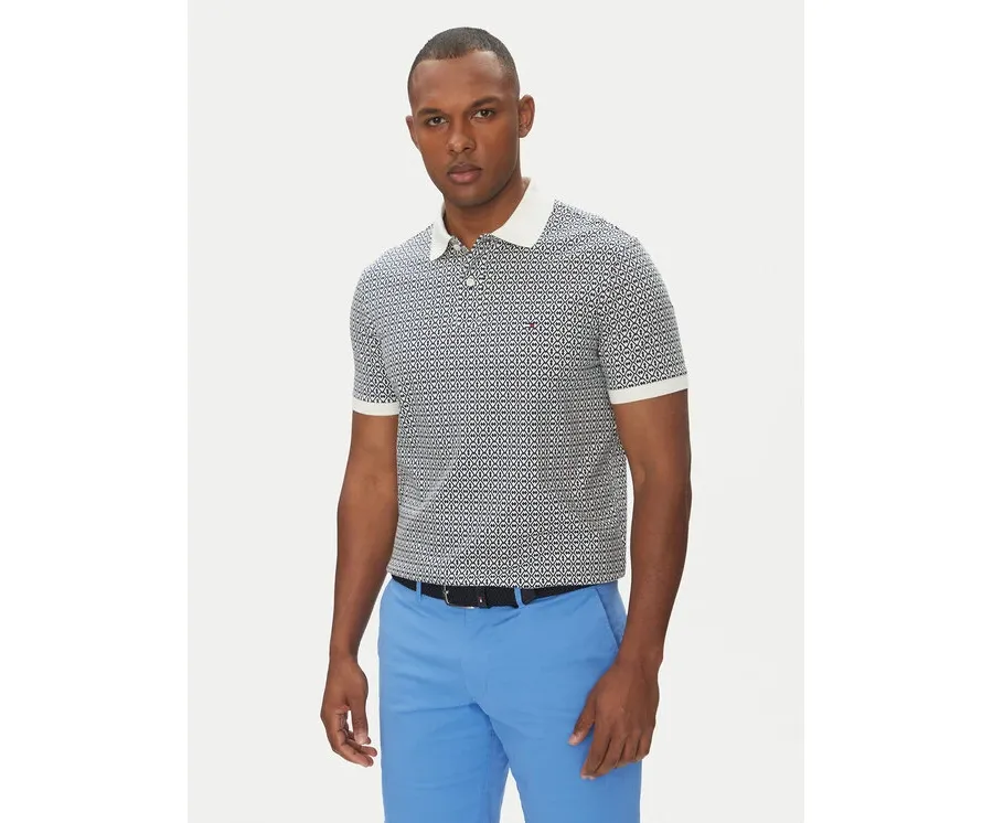 obrazek 1 Tommy Hilfiger Polo Interlock MW0MW39234 Granatowy Regular Fit