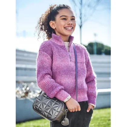 Zdjęcie Mayoral Sweter 7307 Fioletowy Regular Fit