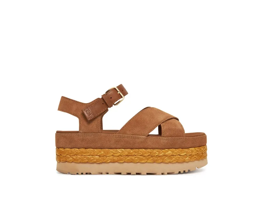 obrazek 1 Ugg Espadryle W Aubrey Ankle Strap 1167471 Brązowy
