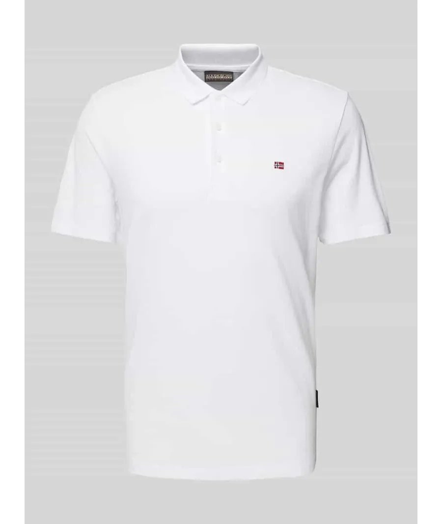 obrazek 1 Koszulka polo o kroju slim fit z wyhaftowanym logo model ‘EALIS’