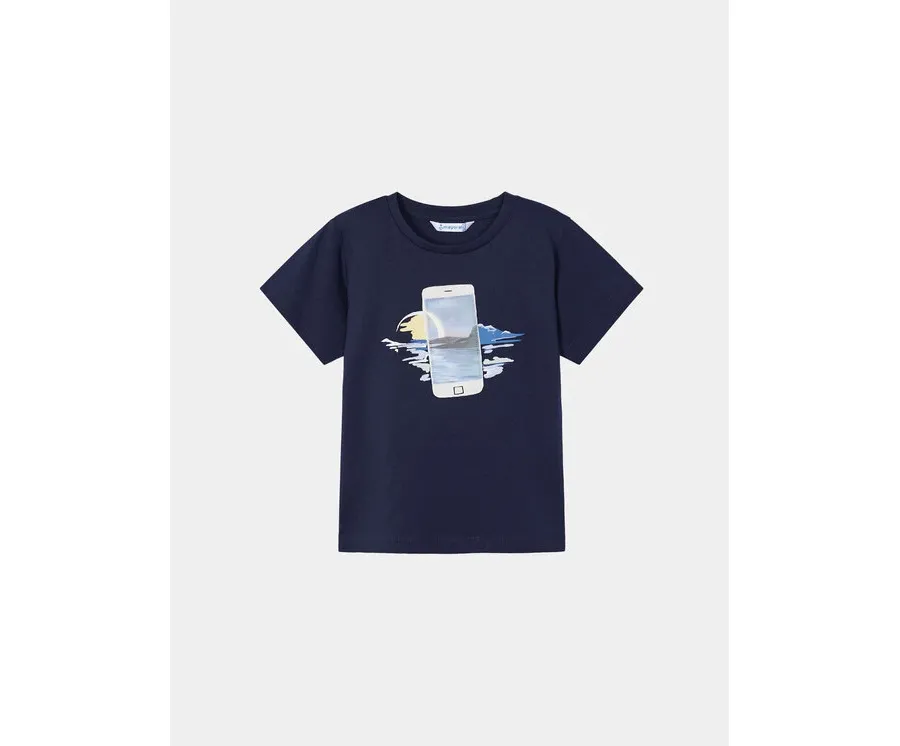 obrazek 1 Mayoral T-Shirt 3003 Granatowy Regular Fit