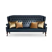 Picture A beautiful, stylish three-seater sofa for the living room